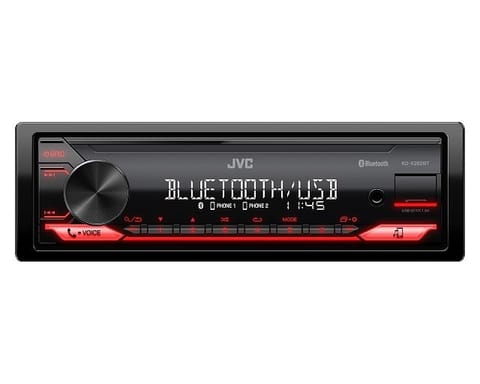 ⁨Radioodtwarzacz samochodowy JVC KDX-282BT RED⁩ w sklepie Wasserman.eu