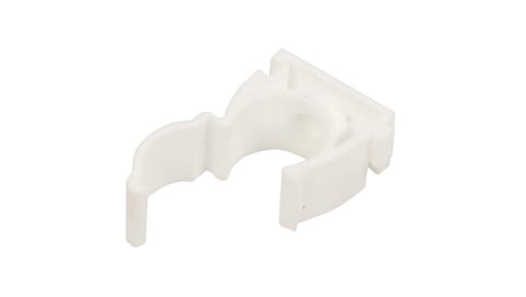 ⁨Closed bracket for smooth pipes UZ 18 white 68042 /100pcs/⁩ at Wasserman.eu