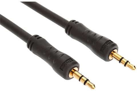 ⁨Kabel mini jack 3,5mm AUX 3m gold⁩ w sklepie Wasserman.eu