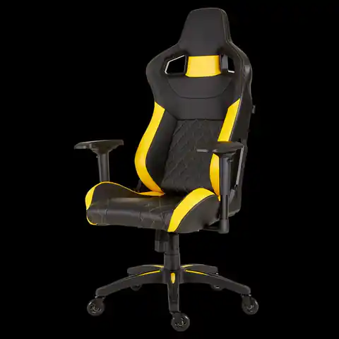 ⁨Corsair T1 Gaming Chair Black/Yellow⁩ at Wasserman.eu