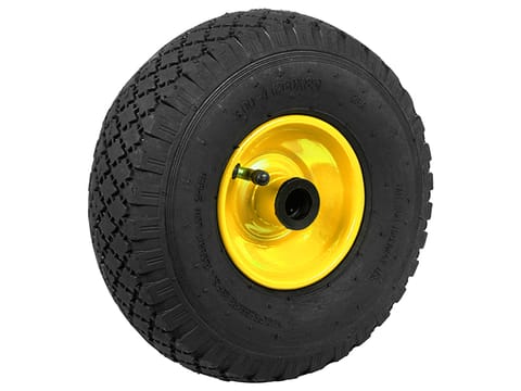 ⁨Koło 26cm do taczki wózka 260x85 3.00/4 ŻÓŁTE⁩ w sklepie Wasserman.eu