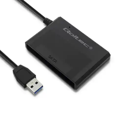 ⁨Qoltec 50644 Festplattenadapter USB 3.0 HDD / SSD 2.5 '' SATA3⁩ im Wasserman.eu