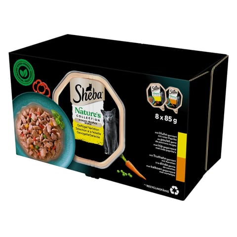 ⁨SHEBA Nature's Collection Drobiowe Smaki 8x85g⁩ w sklepie Wasserman.eu