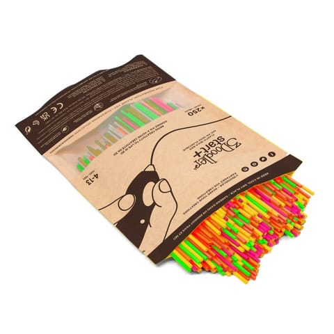 ⁨3Doodler Filament Start+ 250 neonrot neonorange neongruen neongelb neonpink\"\"Neon Compostable plastic Fluorescent green, Fluorescent orange, Fluorescent pink, Fluorescent red, Fluorescent yellow 1 g⁩ at Wasserman.eu