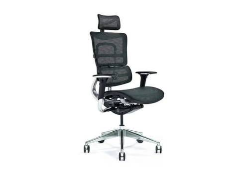 ⁨Ergonomiczny fotel biurowy ERGO 800-M czarny⁩ w sklepie Wasserman.eu