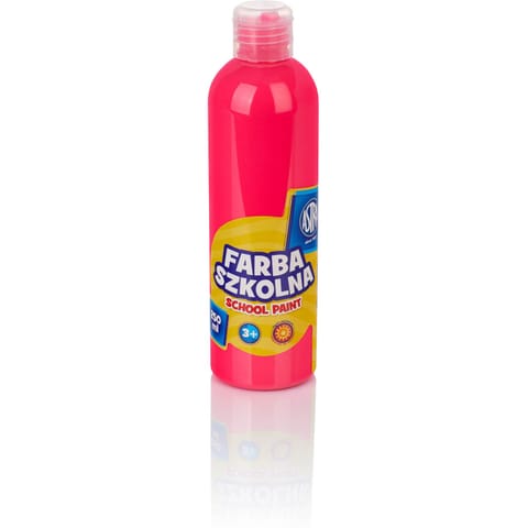 ⁨Farba plakatowa szklona 250ml fluorescencyjna różowa 301217032 ASTRA⁩ w sklepie Wasserman.eu