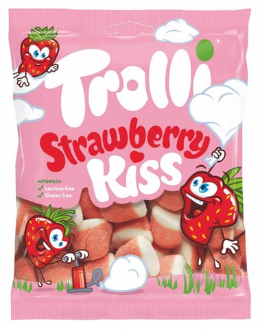 ⁨Trolli Kiss Strawberry Żelki 150 g⁩ w sklepie Wasserman.eu