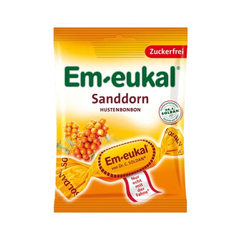 Em-eukal Sanddorn Cukierki bez Cukru 75 g w sklepie Wasserman.eu
