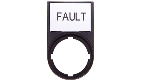 ⁨ID FAULT 50x30mm black rectangular M22S-ST-GB8 216498⁩ at Wasserman.eu