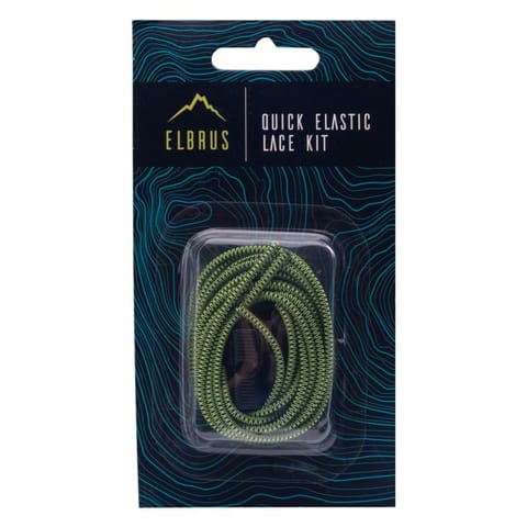 ⁨Sznurówki Elbrus Quick Elastic Lace Kit (kolor Zielony)⁩ w sklepie Wasserman.eu