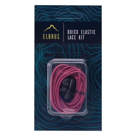 ⁨Sznurówki Elbrus Quick Elastic Lace Kit (kolor Różowy)⁩ w sklepie Wasserman.eu