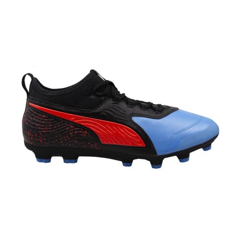 ⁨Buty Puma ONE 19.3 HG M 105588 (kolor Czarny. Czerwony. Niebieski)⁩ w sklepie Wasserman.eu