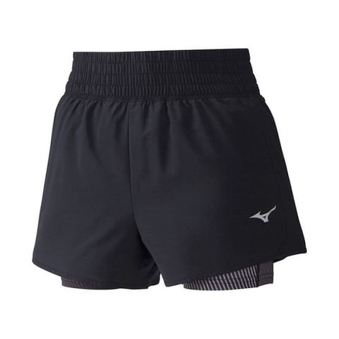 ⁨Spodenki Mizuno 4.5 2in1 Short W (kolor Czarny)⁩ w sklepie Wasserman.eu