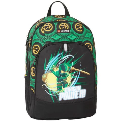 ⁨Plecak Lego Ninjago Base School Backpack 20236 (kolor Czarny. Zielony, rozmiar One size)⁩ w sklepie Wasserman.eu