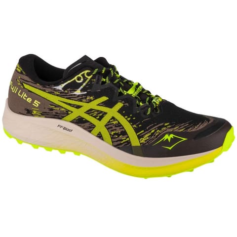 ⁨Buty Asics Fuji Lite 5 M 1011B889 (kolor Czarny. Żółty, rozmiar 42)⁩ w sklepie Wasserman.eu