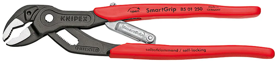 KNIPEX SMARTGRIP PIPE PLIERS 250MM at Wasserman.eu