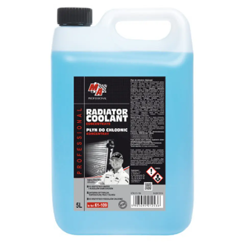 PŁYN DO CHŁODNIC SAMOCHODOWYCH NIEBIESKI 5 L w sklepie Wasserman.eu