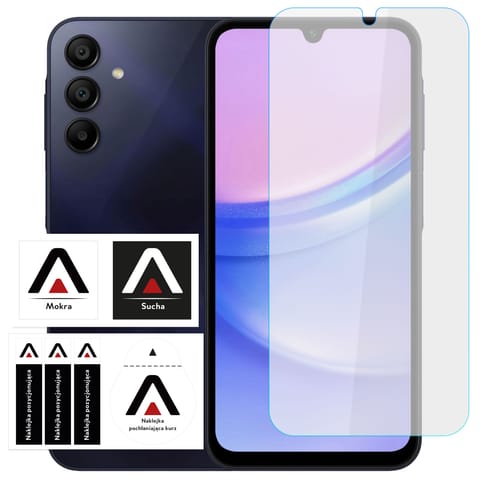 ⁨Szkło hartowane do Samsung Galaxy A25 5G / A15 4G / 5G ochronne szkiełko na ekran 9H Alogy Pro+⁩ w sklepie Wasserman.eu