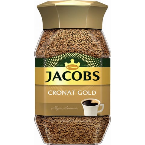 ⁨KAWA JACOBS CRONAT GOLD 200g ROZPUSZCZALNA⁩ w sklepie Wasserman.eu