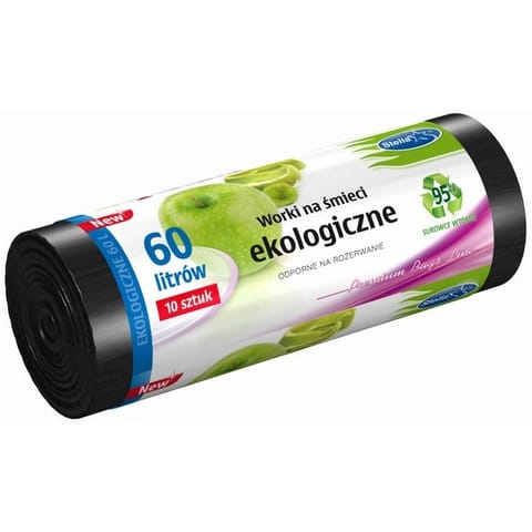 ⁨WORKI NA ŚMIECI 60 L LDPE CZARNE (10)⁩ w sklepie Wasserman.eu