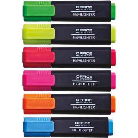 ⁨Zakreślacze Office Products 6 kolorów⁩ w sklepie Wasserman.eu