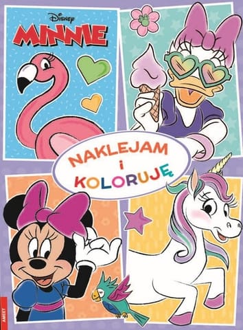 Minnie. Naklejam i koloruję w sklepie Wasserman.eu