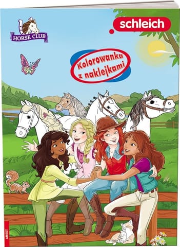 Schleich Horse Club. Kolorowanka z naklejkami w sklepie Wasserman.eu