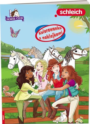 ⁨Schleich Horse Club. Kolorowanka z naklejkami⁩ w sklepie Wasserman.eu