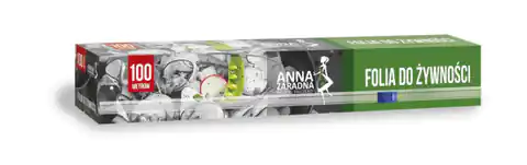 ⁨ANNA ZARADNA Food film 100m packaging with grinding machine - 1 pc.⁩ at Wasserman.eu