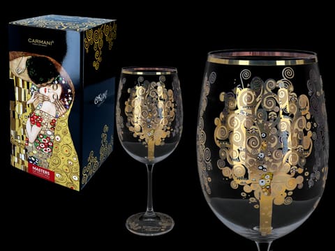 Kieliszek do wina - G. Klimt, Drzewo życia (CARMANI) w sklepie Wasserman.eu