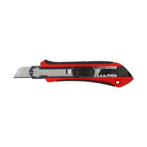 ⁨RETRACTABLE KNIFE,18MM,SK5,RUBBER HANDLE,(1+2PCS),PROLINE⁩ at Wasserman.eu