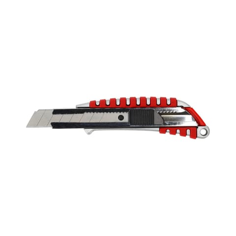 ⁨RETRACTABLE KNIFE,18MM,SK5,ALU.RUBBER HANDLE,PROLINE⁩ at Wasserman.eu