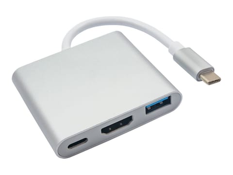 ⁨AKYGA HUB USB TYPE C/USB 3.0/USB C/HDMI AK-AD-57⁩ at Wasserman.eu