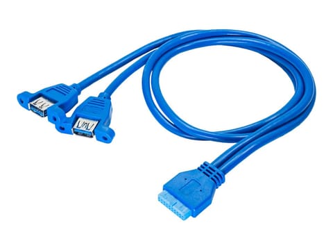 ⁨Adapter AKYGA AK-CA-62 USB 3.0 - 2x USB type A⁩ at Wasserman.eu