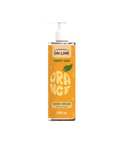 ⁨ON LINE Fruity Shot Krem do rąk Orange 190 ml⁩ w sklepie Wasserman.eu