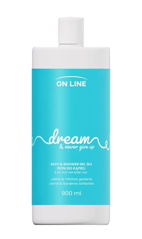 ⁨ON LINE Emocje Żel i płyn do kąpieli 2w1 Dream 900 ml⁩ w sklepie Wasserman.eu