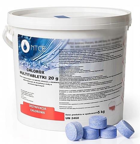 ⁨5  KG NTCE CHLOROX 20g NIEBIESKIE CHEMIA⁩ w sklepie Wasserman.eu