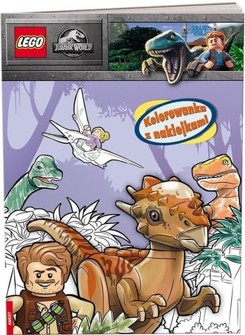 ⁨LEGO(R) Jurassic World. Kolorowanka z naklejkami⁩ w sklepie Wasserman.eu