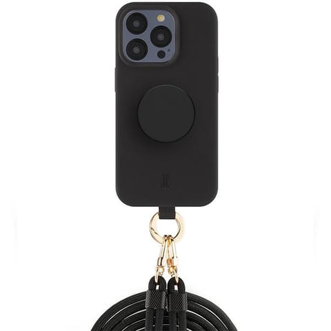 ⁨Etui JE 3in1 PopGrip iPhone 15 Pro 6.1"czarny/black 30485 (Just Elegance)⁩ w sklepie Wasserman.eu
