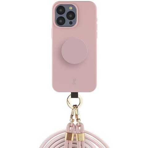 ⁨Etui JE 3in1 PopGrip iPhone 15 Pro 6.1" różowy/rose 30495 (Just Elegance)⁩ w sklepie Wasserman.eu