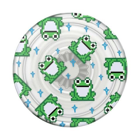 ⁨Popsockets PlantCore Grip 8 Bit Frogs806485 uchwyt i podstawka do telefonu⁩ w sklepie Wasserman.eu