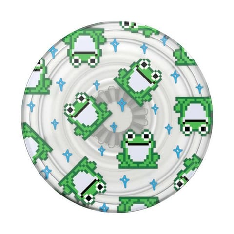 ⁨Popsockets PlantCore Grip 8 Bit Frogs 806485 uchwyt i podstawka do telefonu⁩ w sklepie Wasserman.eu