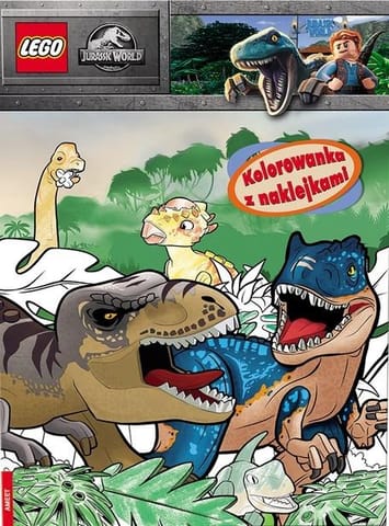 ⁨Lego Jurassic World. Kolorowanka z naklejkami⁩ w sklepie Wasserman.eu