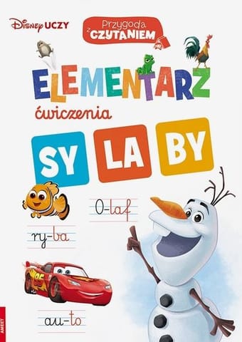 ⁨Disney uczy. Elementarz. Ćwiczenia. Sylaby⁩ w sklepie Wasserman.eu