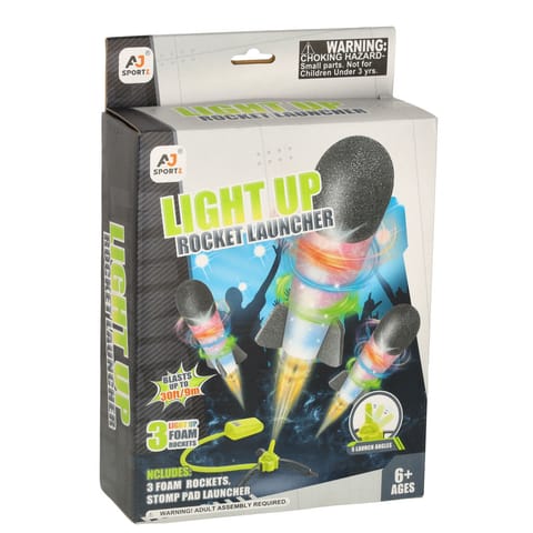 ⁨Wyrzutnia rakiet piankowych Power launcher rocket LED rakiety piankowe x3⁩ w sklepie Wasserman.eu