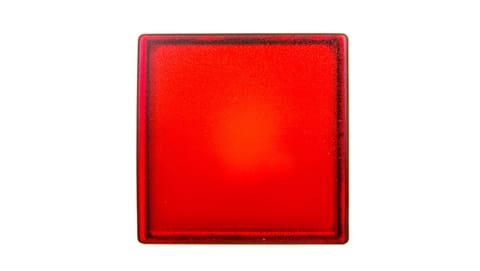 ⁨Główka lampki sygnalizacyjnej 30x30mm kwadratowa 22mm czerwona ZB5CV043⁩ w sklepie Wasserman.eu