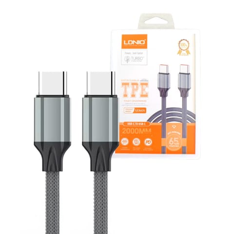 ⁨Kabel szybkiego ładowania z TPE 2x USB-C 65W PD 1M⁩ w sklepie Wasserman.eu