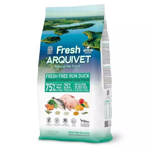 ⁨ARQUIVET Fresh Duck with ocean fish - semi-moist dog food - 10 kg⁩ at Wasserman.eu