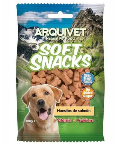 ⁨ARQUIVET Soft Snacks Salmon - dog treat - 100g⁩ at Wasserman.eu