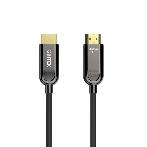 ⁨UNITEK KABEL OPTYCZNY HDMI 2.1 Active Optical Cable 8K / 4K 144Hz 50M⁩ w sklepie Wasserman.eu